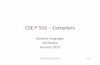 CSE P 501 –Compilers - courses.cs.washington.edu