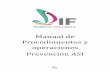 Manual de Procedimientos y operaciones Prevención ASI