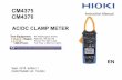 Hioki CM4000 Manual - Electronic Test Equipment