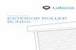 Technical manual - Exterior roller blinds