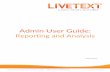 Admin User Guide - LiveText