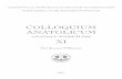 Orta Anadolu’da Coğrafya ve Ekonomi: Hititlerin Bıçak Sırtındaki İmparatorluğu, Colloquium Anatolicum 11, 2012, 25-54
