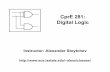 CprE 281: Digital Logic