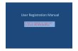 User Registration Manual - Kaveri Online Services