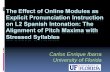 [KFLC 2012] The Effect of Online Modules as Explicit Pronunciation Instruction on L2 Spanish Intonation: The Alignment of Pitch Maxima with Stressed Syllables