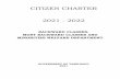 CITIZEN CHARTER 2021 - 2022