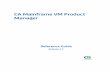 CA Mainframe VM Product Manager Reference Guide