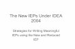 The New IEPs Under IDEA 2004 - Oklahoma Parents Center