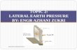 LATERAL EARTH PRESSURE