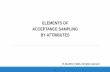 elements of acceptance sampling by attributes - Riccardo ...