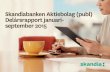 Skandiabanken Aktiebolag (publ) Delårsrapport januari