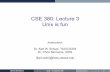 CSE 380: Lecture 3 Unix is fun - UT Computer Science