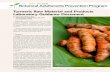 Turmeric Raw Material and Products Laboratory Guidance ...