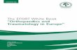The EFORT White Book “Orthopaedics and Traumatology in ...