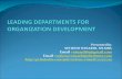 Leading Department for Organization Development