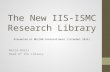 ISMC-IIS Joint Library : an introduction to the library collection