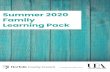 Summer 2020 Family Learning Pack - Just One Norfolk