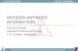 ANTIGEN-ANTIBODY INTERACTION
