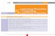 LEARNING THEORIES -COGNITIVE LEARNING THEORIES l CHAPTER 5 CHAPTER LEARNING OUTCOMES
