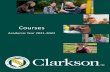 Courses - Clarkson University