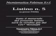 Listino n. 5 - Numismatica Felsinea