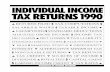 Individual Income Tax Returns 1990 - IRS