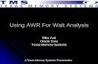 Using AWR For Wait Analysis