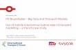 ITF Roundtable – Big Data and Transport Models Use of ...