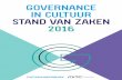 GOVERNANCE IN CULTUUR STAND VAN ZAKEN 2016