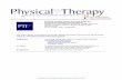 Physical Therapy Assessment and Treatment Protocol for ...