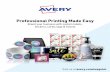 Professional Printing Made Easy - Avery