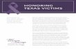 HONORING TEXAS VICTIMS - Eastland County Crisis Center