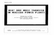 HEAT AND MASS TRANSFER IN NUCLEAR POWER PLANTS