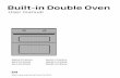 Built-in Double Oven - User manual - NET