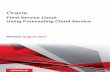 Using Forecasting Cloud Service - Oracle Help Center