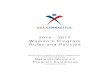 2016 - 2017 Women's Program Rules and Policies - USA Gymnastics