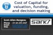 Cost of Capital for Valuation, Capital Funding, and Financial Decision Making