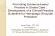 Promoting Evidence-based Practice in Stroke Care : Development of a Clinical Practice Guideline for Hemiplegic Shoulder Protection