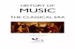 HISTORY OF MUSIC THE CLASSICAL ERA