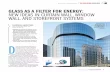 GLASS AS A FILTER FOR ENERGY: NEW IDEAS IN CURTAIN WALL, WINDOW WALL, AND STOREFRONT SYSTEMS
