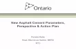 New Asphalt Cement Parameters, Perspective & Action Plan