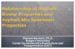Bennert-Relationship of Asphalt Binder and Mixture Test Properties