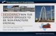 DESIGNING TWIN TUB GIRDER BRIDGES TO BE NON-FRACTURE CRITICAL