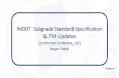 INDOT Subgrade Standard Specification & ITM Updates