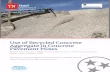 Use of Recycled Concrete Aggregate in Concrete Pavement Mixes