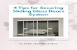 4 Tips for Securing Sliding Glass Doors System