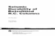 Seismic Durability of Retrofitted R.C. Columns