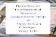 Benefits of Professional finance assignment help & How It Can Change Your Life.pdf