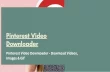 Download Pinterest Video in 3 Steps with Pinterest Video Downloader Tool