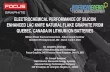 ELECTROCHEMICAL PERFORMANCE OF SILICON ENHANCED LAC KNIFE NATURAL FLAKE GRAPHITE FROM QUEBEC, CANADA IN LITHIUM ION BATTERIES